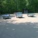 Площадка со столами для игры в настольный теннис в городе Москва