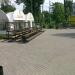 Разобранная трибуна в городе Москва