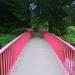 Chinese Garden Red Bridge