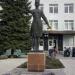 Statue of a nurse in Luhansk city