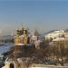 Сквер Знаменского монастыря в городе Москва