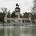 Estanque del Retiro en la ciudad de Madrid