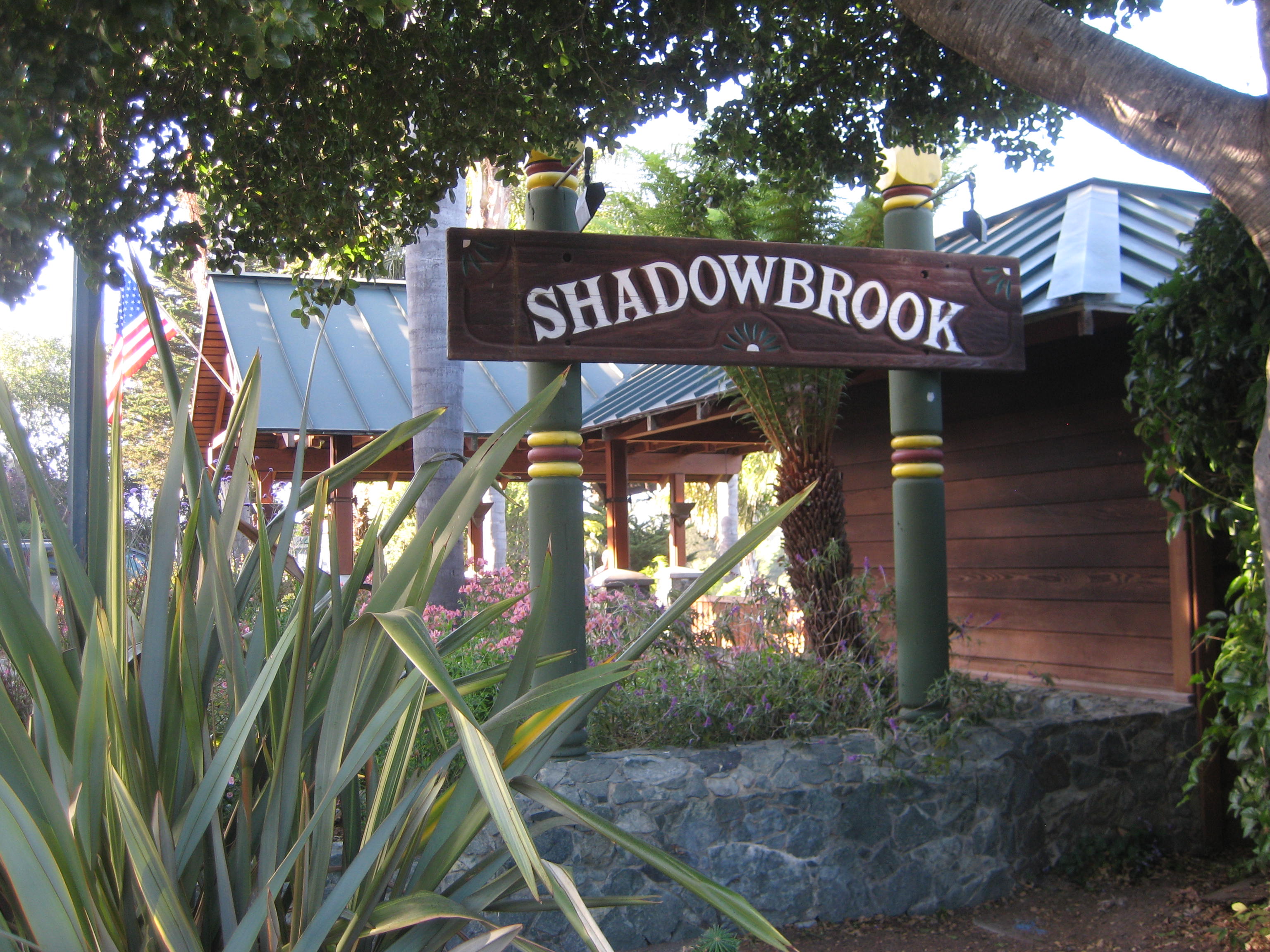 Shadowbrook Restaurant Capitola, California trolleybus stop