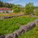 Фундамент кирхи в городе Куркиёки