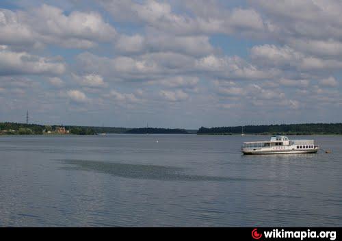 Набережная озеро Ломпадь Людиново