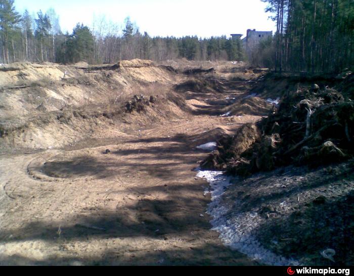 Former quarry Saint Petersburg