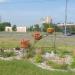 Клумба-велосипед в городе Великий Новгород