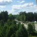 Аллея к городскому стадиону в городе Асбест