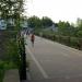 Пешеходный мост в городе Киров