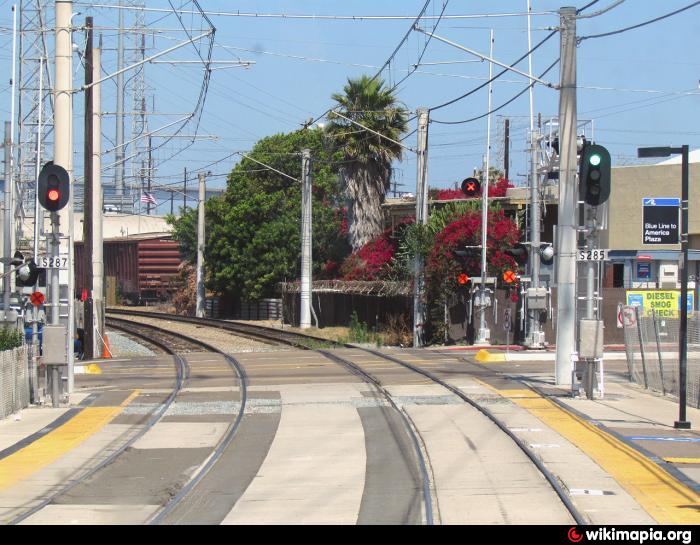 Harborside Trolley Station San Diego California