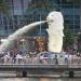 The Merlion in Republic of Singapore city