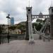 Cavenagh Bridge in Republic of Singapore city