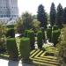 Jardines de Sabatini en la ciudad de Madrid