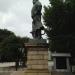 The bronze statue of Takamori Saigo (with a dog at his side) in Tokyo city