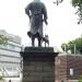 The bronze statue of Takamori Saigo (with a dog at his side) in Tokyo city