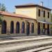 Elefsina Town Rail Station in Eleusina (Elefsis) city