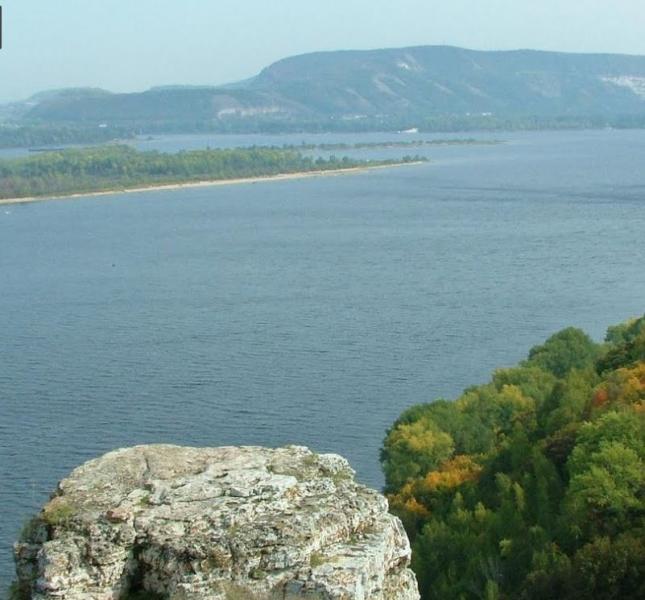 Гора верблюд Самарская лука Спутник