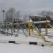 Пешеходный мост в городе Североуральск