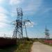 Анкерно-угловая опора ЛЭП 500 кВ в городе Архангельское
