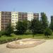 Kašna v neprovozu in Brno city