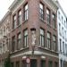 Neoclassical corner house in Antwerp city