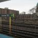 Central CTA Green Line Station in Chicago, Illinois city