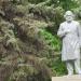 Демонтированный памятник Карлу Марксу в городе Синельниково