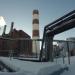 Дымовая труба газотурбинных установок ГТЭ-150 в городе Электрогорск