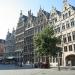 Corner house in Antwerp city
