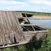 Старые амбары в городе Чердынь
