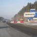 Снесённый пост ДПС в городе Екатеринбург