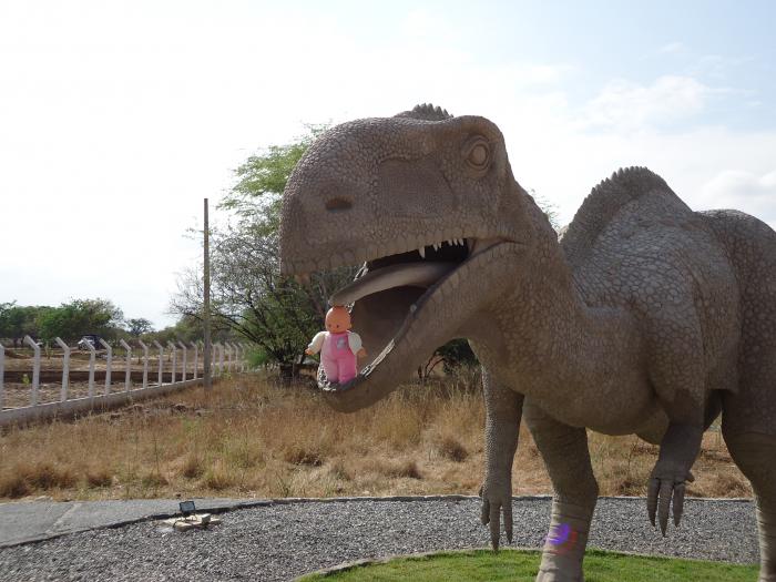 Entrada para o Vale dos Dinossauros Sousa