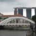 Elgin Bridge in Republic of Singapore city