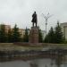 Lenin Monument in Monchegorsk city