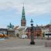 Christiansborg Slotsplads in Copenhagen Municipality city