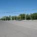 Площадь горняков в городе Каратау