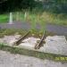 Dead-end narrow gauge railway track in Nuneaton city