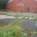 Dead-end narrow gauge railway track in Nuneaton city