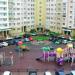 Children's playground of Serebryanny Bor residential compex in Kemerovo city