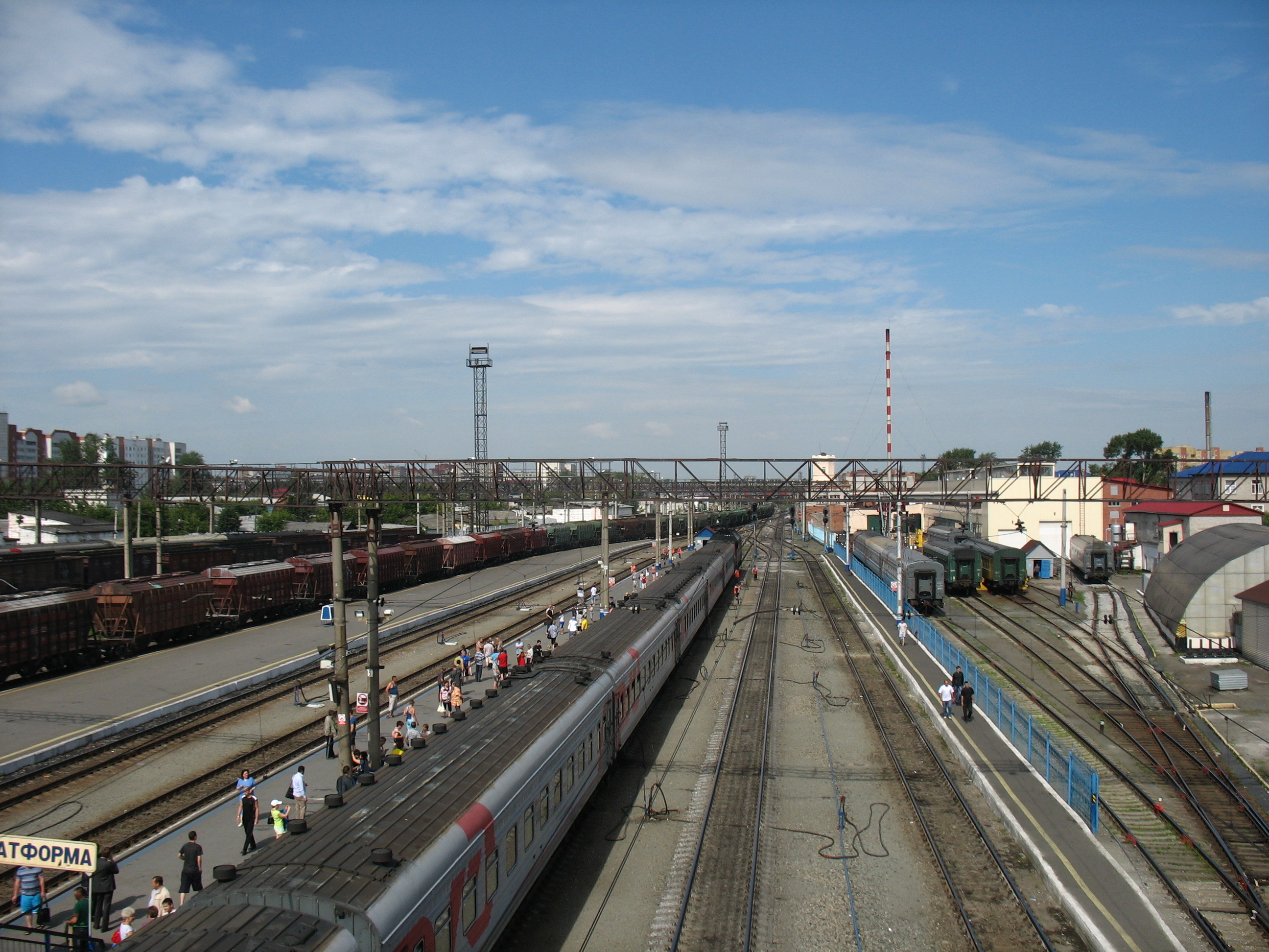 Железнодорожная станция Тюмень - Тюмень