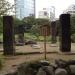 Stone pillars in Tokyo city