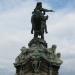 Equestrian statue of Eugene of Savoy in Budapest city