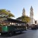 Parque del centro historico en la ciudad de Campeche
