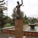 Скульптура богини правосудия в городе Актобе