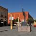 Plaza de la Constitución en la ciudad de Santiago de Querétaro