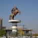 Warrior on Horse Monument in Skopje city