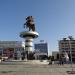 Warrior on Horse Monument in Skopje city