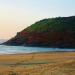 Nirvana cliff on Nirvana beach, Kagal, Karnataka, India