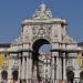 Arco do Triunfo da Rua Augusta na Lisboa city