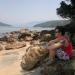 Praia Mansa na Ubatuba city